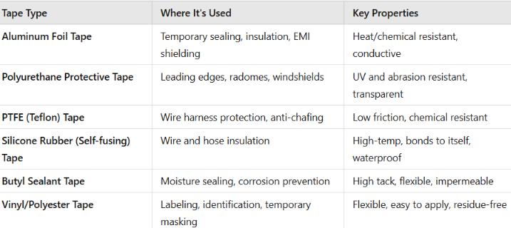Choosing the Right Adhesive Tapes for Aircraft Repairs - Purpose 